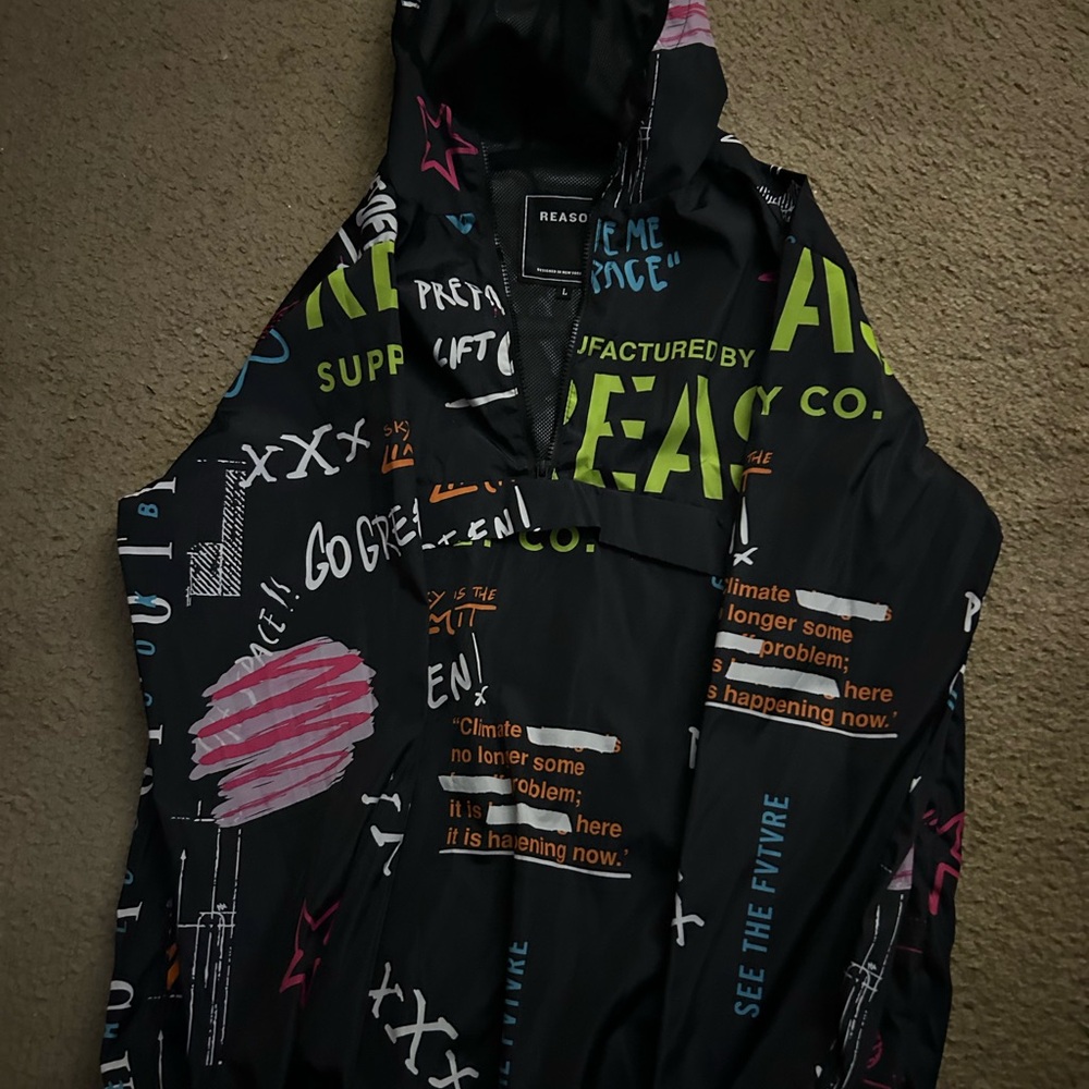Reason Black Mesh Jacket